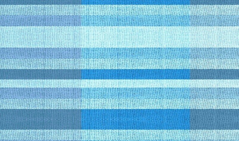 Monochromatic Color range of Tints. Tones and Shades of Blue in Textile Sample