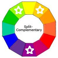 split-complimentary